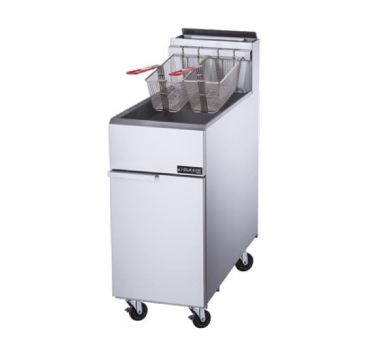 Dukers DCF3-LPG 40 lb. Liquid Propane Gas Fryer with 3 Tube Burner