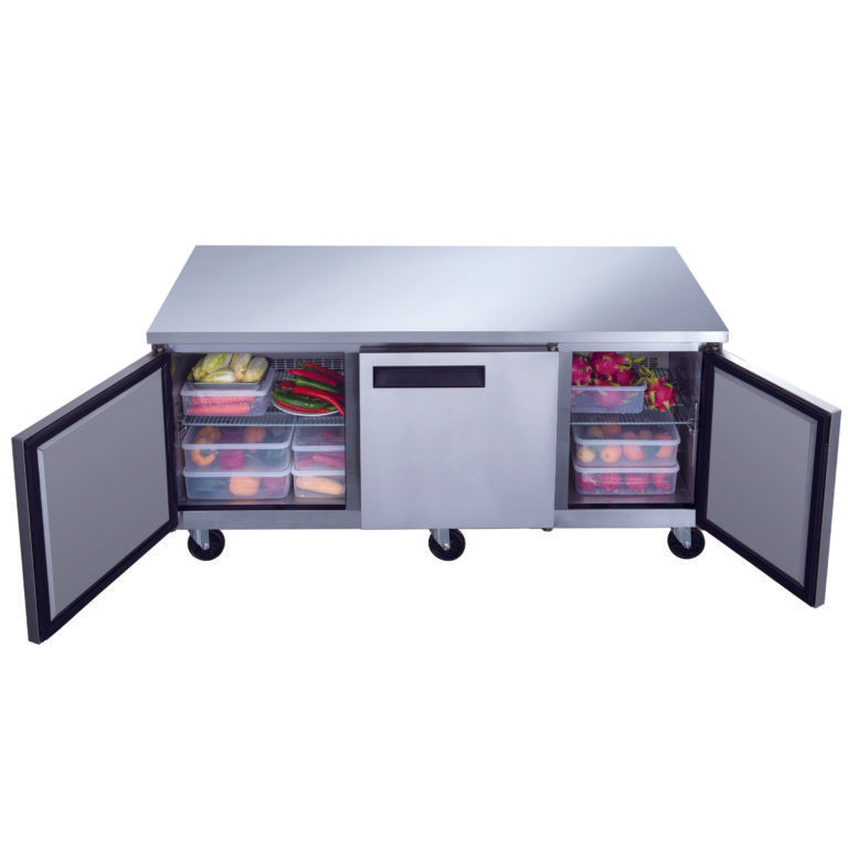 Dukers DUC72R 18.9 cu. ft. 3-Door Undercounter Refrigerator