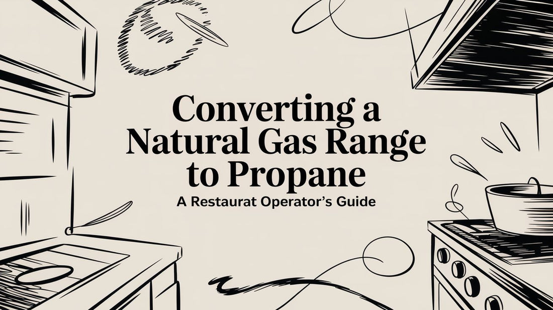 Converting a Natural Gas Range to Propane A Restaurant Operator's Guide