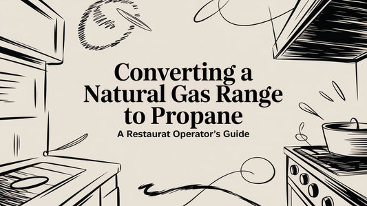 Converting a Natural Gas Range to Propane A Restaurant Operator's Guide