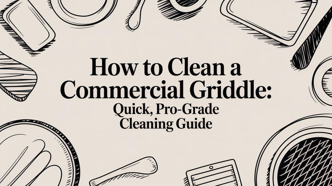 How to Clean a Commercial Griddle: Quick, Pro-Grade Cleaning Guide