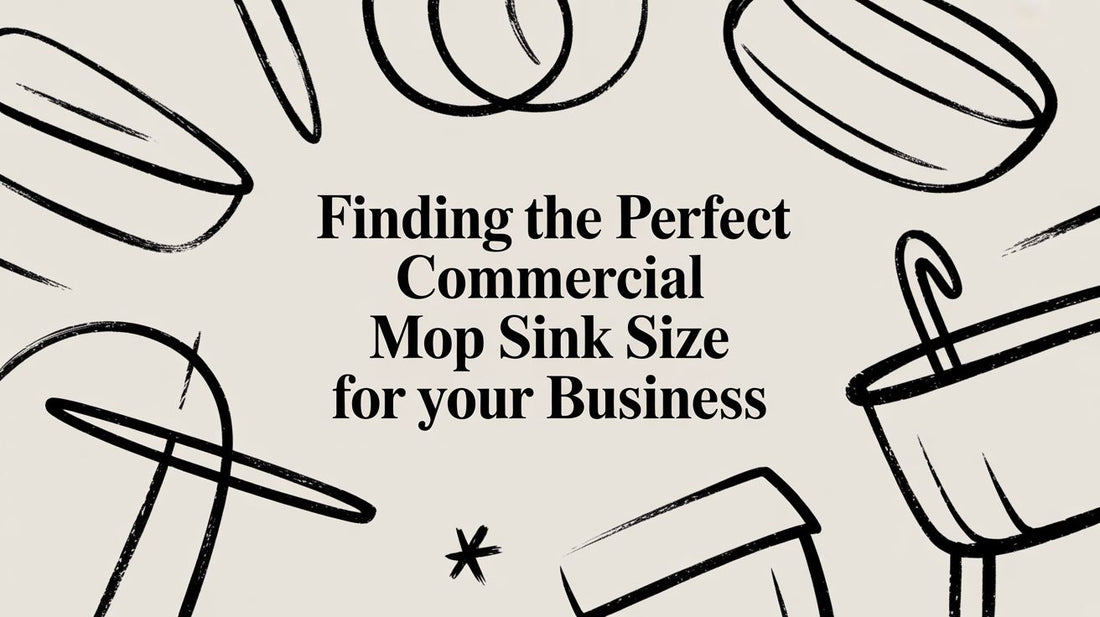 Finding the Perfect Commercial Mop Sink Size for Your Business