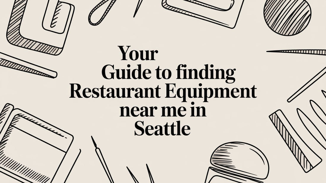 Your Guide to Finding Restaurant Equipment Near Me in Seattle