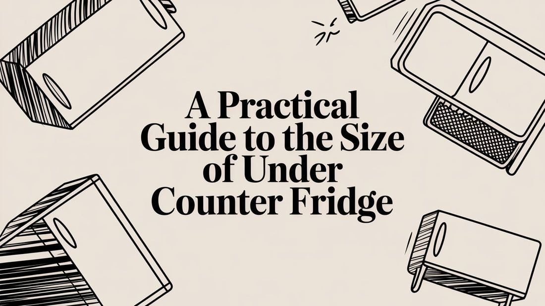A Practical Guide to the Size of Under Counter Fridge