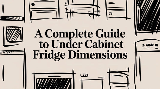 A Complete Guide to Under Cabinet Fridge Dimensions