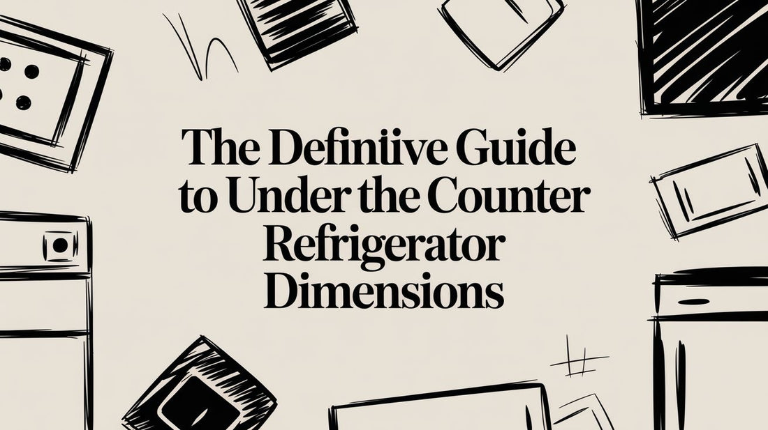 The Definitive Guide to Under The Counter Refrigerator Dimensions