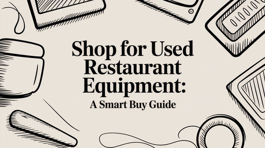 Shop for used restaurant equipment: A Smart Buy Guide