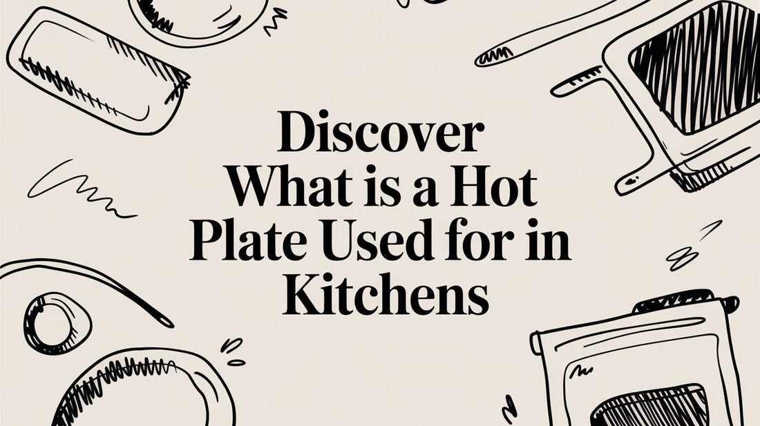 Discover what is a hot plate used for in kitchens