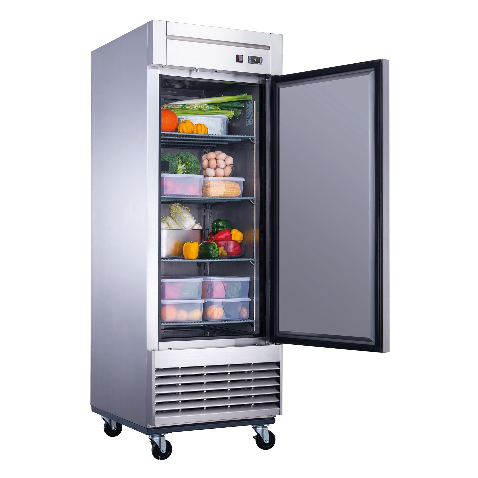 Dukers D28R 17.7 cu. ft. Single Door Commercial Refrigerator