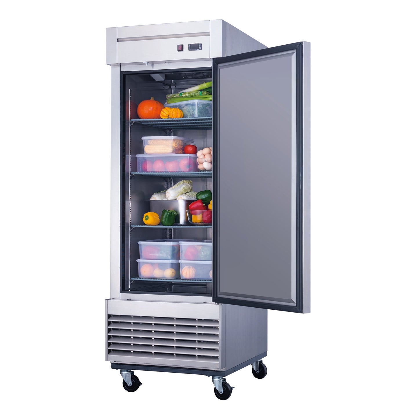 Dukers D28R 17.7 cu. ft. Single Door Commercial Refrigerator