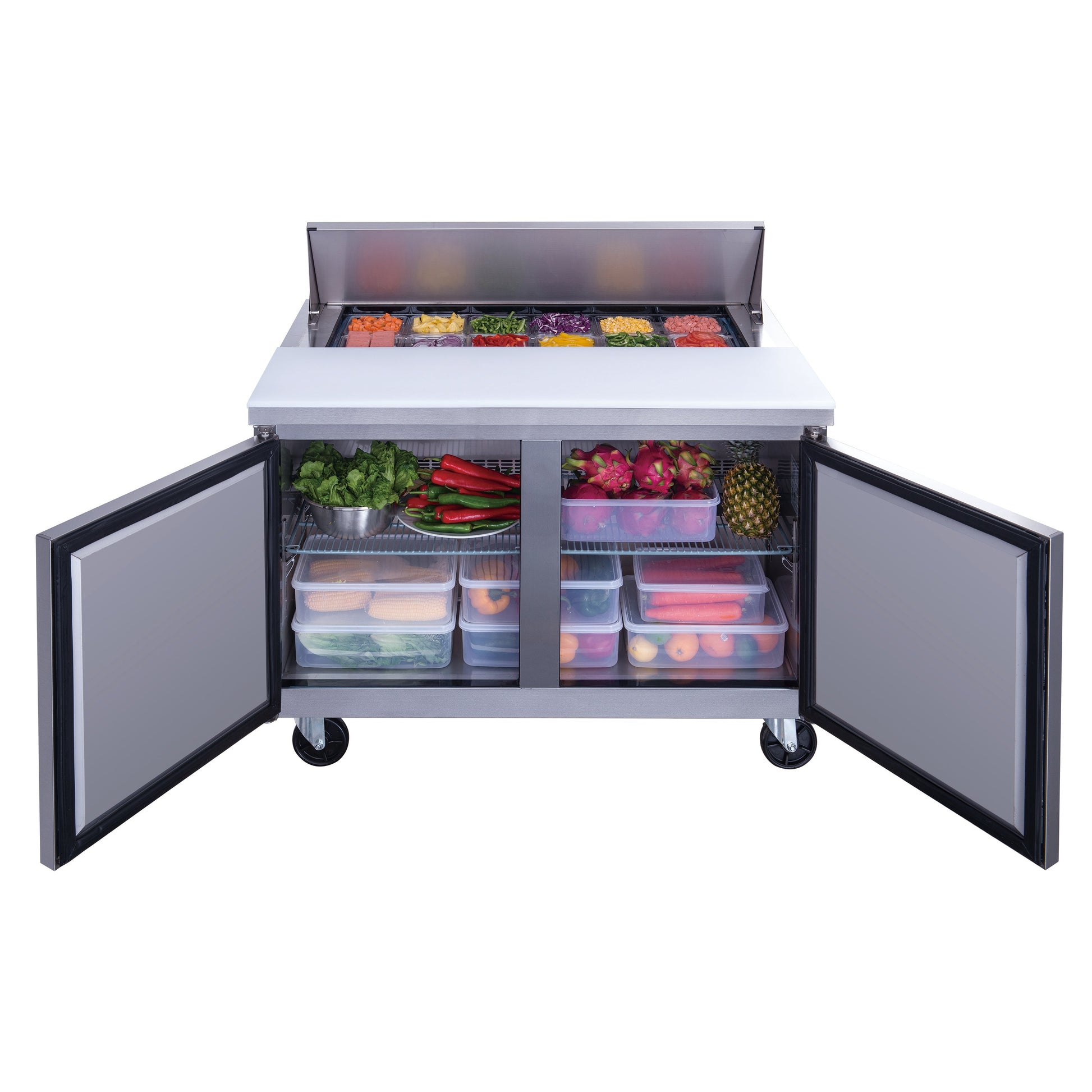 Dukers DSP48-12-S2 Sandwich Salad Prep Table 